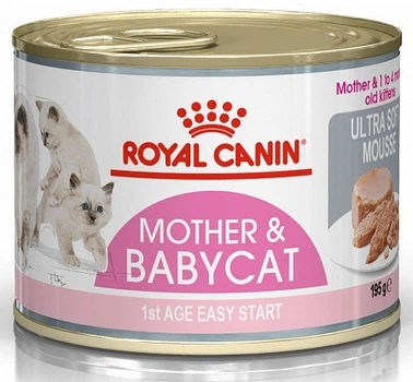 Влажный корм Royal Canin BABYCAT INSTINCTIVE Cans для кошек в период лактации и новорожденных котят (Паштет) 195 г (9003579311660)