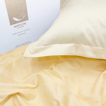 Комплект постельного белья MirSon Сатин Premium Silvian Duet 2х160х220 см (2200001717824)