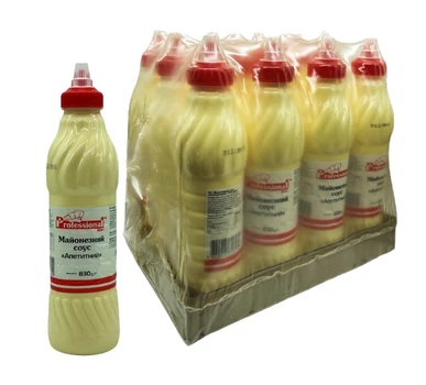 Майонезный соус Аппетитный 15% Gusto Professional ТМ ОЛИС 830г ПЕТ