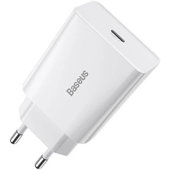 Зарядний пристрій Baseus Speed Mini USB-C 20W White (CCFS-SN02)