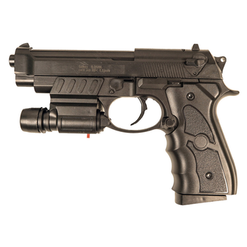 G052BL Страйкбольний пістолет Galaxy Beretta 92 із лазерним прицілом пластиковий