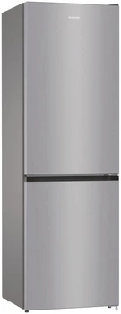 Холодильник з нижньою морозильною камерою Gorenje RK6192PS4, 2 двері, 208(112)л, А++, сріблястий (RK6192PS4)