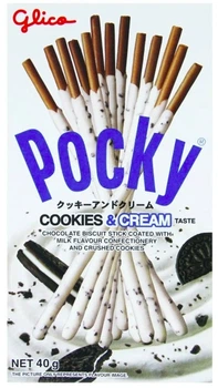 Pocky палички Покі Glico в Глазурі Печиво з Кремом 40гр