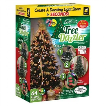 Гирлянда на елку Christmas lights Tree Dazzler 48 Led Конусная
