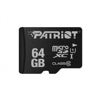Карта памяти Patriot 64GB microSD class10 UHS-I (PSF64GMDC10) (161542)