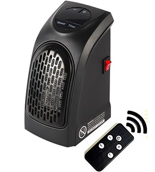 Портативный обогреватель дуйка керамический тепловентилятор UKC Handy Heater 400 Вт с пультом