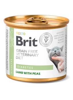 Влажный корм Brit VetDiets Diabetes для кошек при сахарном диабете 200 г