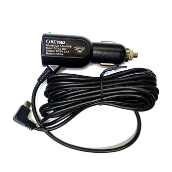 Автозарядное 2.1A, mini USB - 3м, USB порт