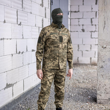Мужской армейский костюм для ВСУ (ЗСУ) Tactical тактическая форма Пиксель 52 размер 7065 TR_2628