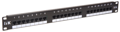 ITK 1U Модульная патч-панель FTP, 24 порта (PP24-1UMF)