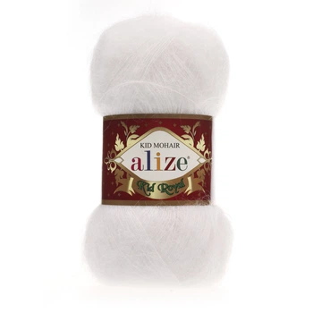 Пряжа Alize Kid Royal 50 55-Белый
