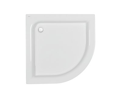 Поддон для душевой кабины KOLO STANDART PLUS 80x80x20.5см полукруглый акриловый без сифона белый XBN1480000