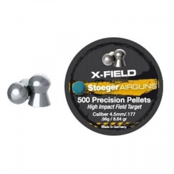 Пульки Stoeger X-Field Target 4.5мм/177 0.56g (500шт.) (92104500005S)