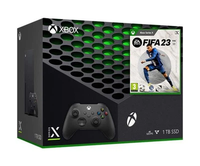 Microsoft Xbox Series X 1Tb + FIFA 23 (русская версия) + доп. Wireless Controller with Bluetooth (Carbon Black)