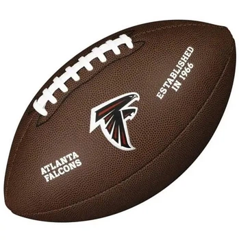 Мяч для американского футбола Wilson NFL Team Logo Atlanta Falcons композитная кожа размер 9 (WTF1748XBAT)