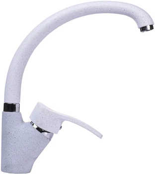 Кухонний Змішувач-кран GLOBUS LUX Queensland GLQU-0203S-BIG-7-WHITE