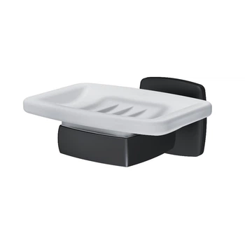Мильниця Am.Pm Gem скляна настінна black A9034222