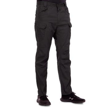 Якісні чоловічі тактичні штани штани з кишенями для міста військові літні ZEPMA Чорні (0370) M