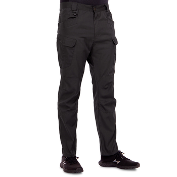 Якісні чоловічі тактичні штани штани з кишенями для міста військові літні ZEPMA Чорні (0370) XL