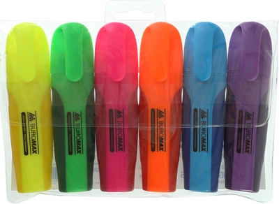 Набір текст-маркерів Buromax Neon 6 шт 2-4 мм (BM.8904-94)