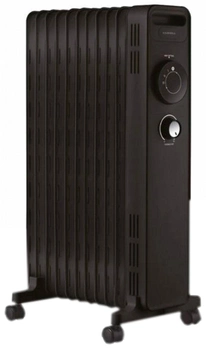 Масляный радиатор KUMTEL KUM-1240S Black