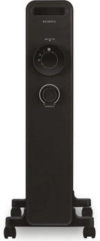 Масляный радиатор KUMTEL KUM-1240S Black
