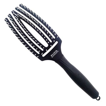 Щітка для укладки волосся Olivia Garden Finger Brush Medium Black