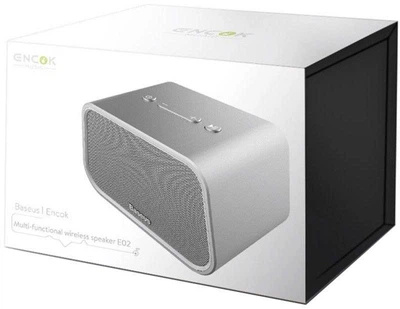 Портативная акустика Baseus E02 Encok Multi-functional wireless speaker Silver