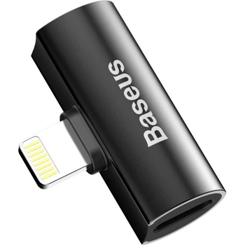Адаптер Baseus L46 iP Male to Dual iP Female Adapter Black (CAL46-01)