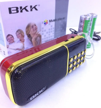 Хороший аккумуляторный радиоприемник BKK B851 (на 2 съемных аккумулятора 18650)