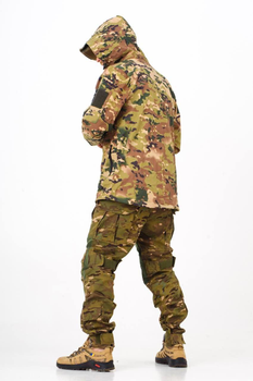 Військова тактична куртка SoftShell SQUAD ЗСУ Камуфляж мультикам 54 розмір