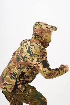 Військова тактична куртка SoftShell SQUAD ВСУ Камуфляж мультикам 60 розмір