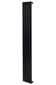 Дизайнерский вертикальный радиатор отопления ARTTIDESIGN Terni 4/1500/236/50 чёрный матовый TR.4.150.23.5.B