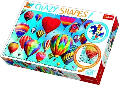 Пазли Trefl Crazy Shapes Кольорові повітряні кулі 600 елементів (11112)
