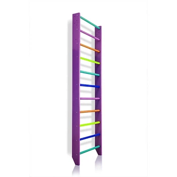 Шведская стенка для дома Baby Sport SB Дерево 240х80 см до 120 кг Фиолетовый (0-240 (purple))