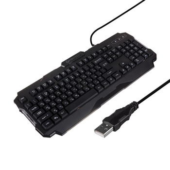 Игровая профессиональная проводная клавиатура с подсветкой Fantech Hunter Pro K511 Чёрный