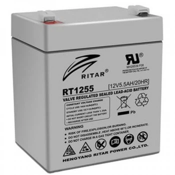 Батарея к ИБП Ritar AGM RT1255, 12V-5.5Ah (RT1255) (162095)