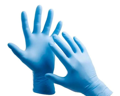 Перчатки нитриловые Mediok размер М голубые 100 шт