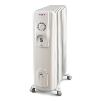 Масляний радіатор обігрівач Tesy CC 2008 05ER 8 секцій 3 кВт Білий