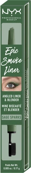 NYX Professional Makeup Epic Smoke Eyeliner z pędzelkiem do blendowania 08 Sage Sparks 0,17 g (800897216856)
