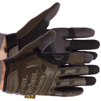 Перчатки тактические, военные перчатки, перчатки многоцелевые Размер L Оливковые BC-5629