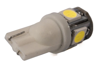 Світлодіодна лампа AllLight T10 5 діодів 5050 W2,1x9,5d 12V WHITE білі