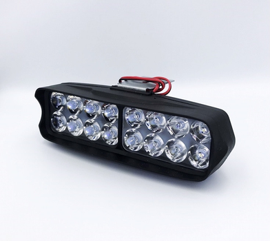 Светодиодная LED фара 12 24 Вольт 16 диодов (LedL 23)