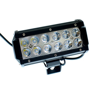 Светодиодная LED лед фара на 12 диодов, прожектор