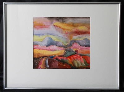 Картина акварель "Пейзаж 3" 30/40 2012