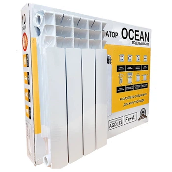 Радиатор биметаллический OCEAN 425*80 202B AL+ST