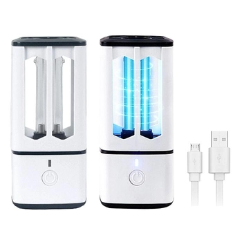 Портативная 2-в-1 ультрафиолетовая уф лампа + озоновая лампа Doctor-101 на аккумуляторе с USB для дома и автомобиля. Бактерицидная лампа