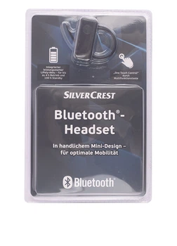 Bluetooth гарнитура Silver Crest черный