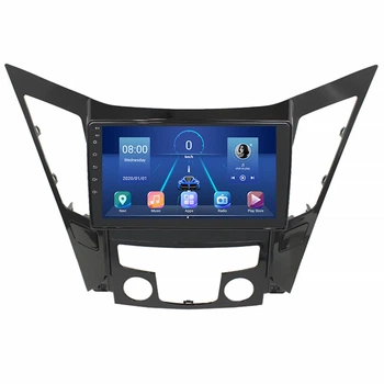 Штатная автомагнитола Lesko Hyundai Sonata VI (YF) 2009-2014 9" 4+32Gb 4G+CarPlay Premium GPS Android Хюндай