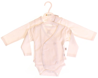 Боди-Футболка с длинным рукавом 2 ед. Little Life Кремовый 56 см 1423 (546890)